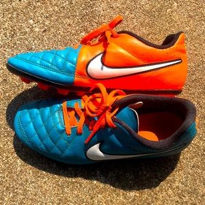 Nike Tiempo soccer boots.